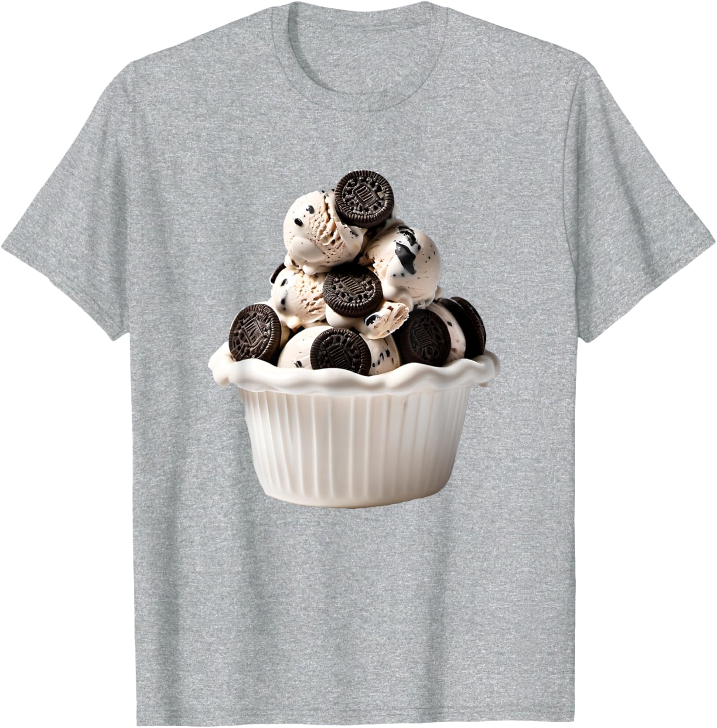 Cookies and Cream Ice Cream T-Shirt for Ice Cream Lovers and Fun Gifts - 12