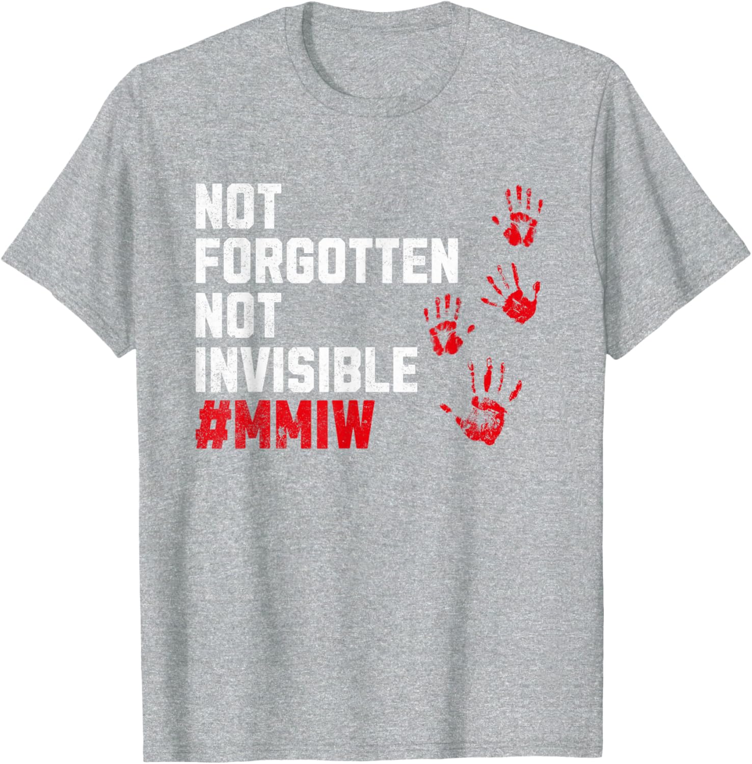 Stolen Sisters MMIW Invisible T-Shirt for Awareness of Missing Indigenous Women - 9