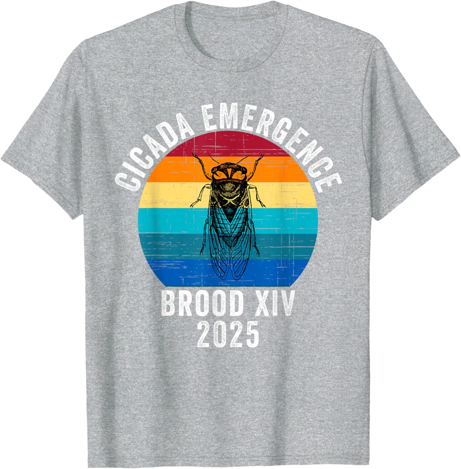 Cicada Emergence Brood XIV 2025 Funny T-Shirt for Nature Lovers - 13