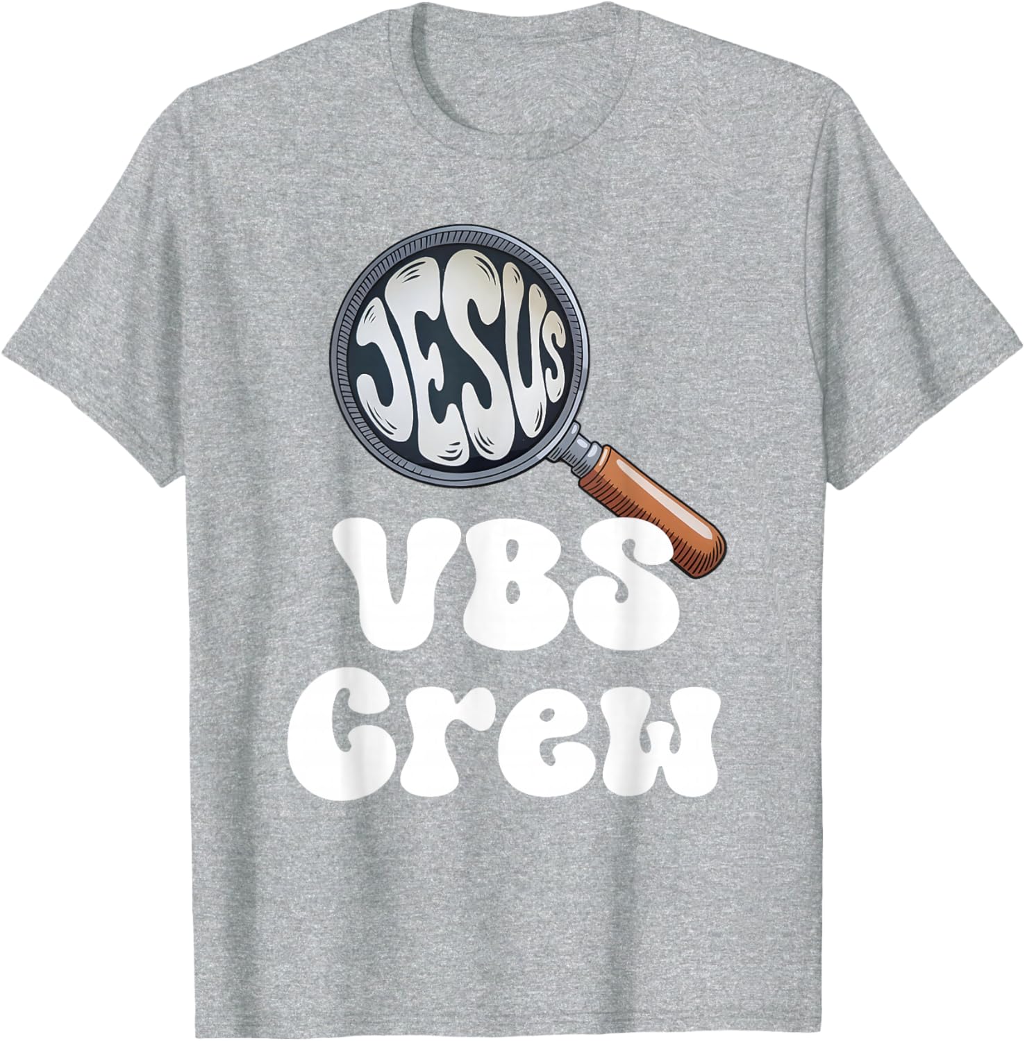 VBS Crew 2026 Hand Lens Matching Group T-Shirt for Vacation Bible School - 7