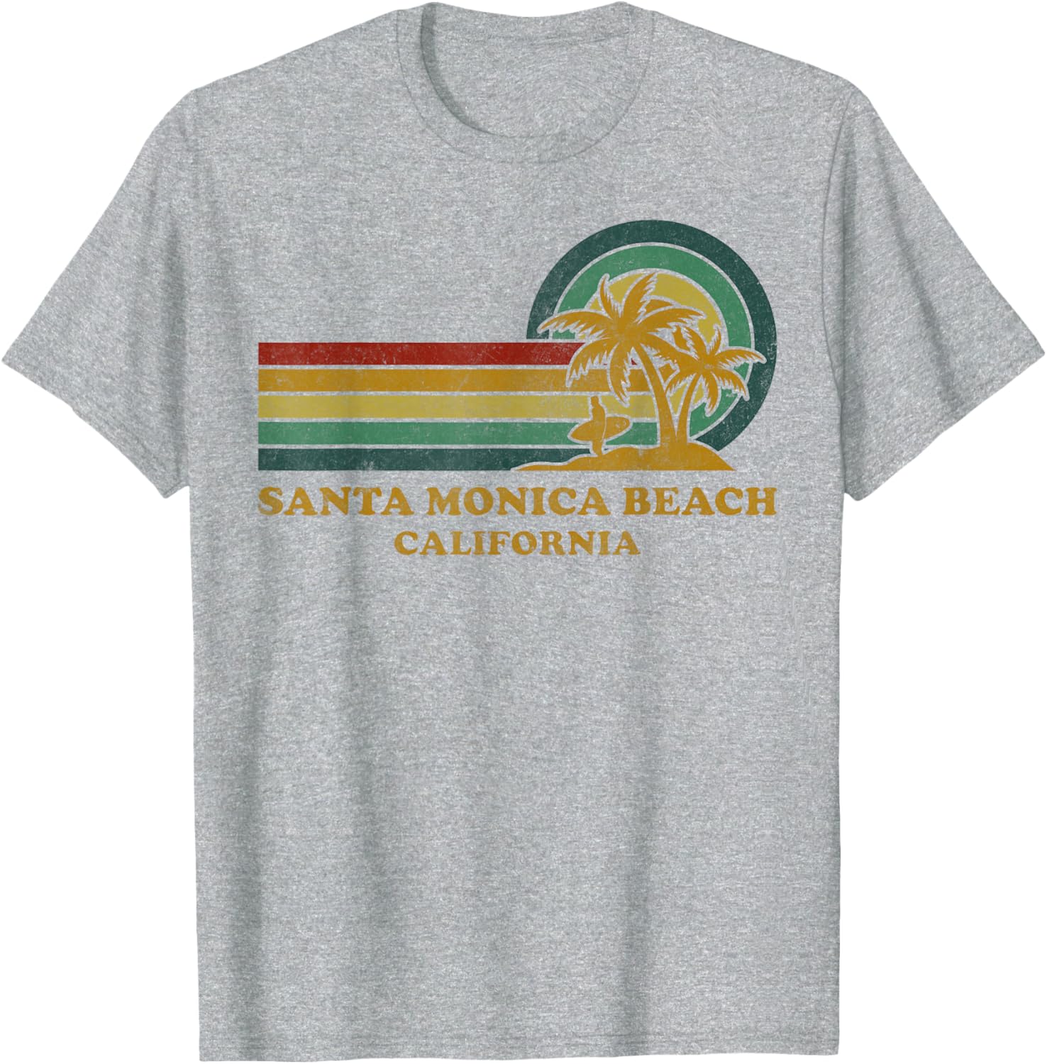 Santa Monica Beach Family Summer Vacation T-Shirt for Fun Days Out - 8