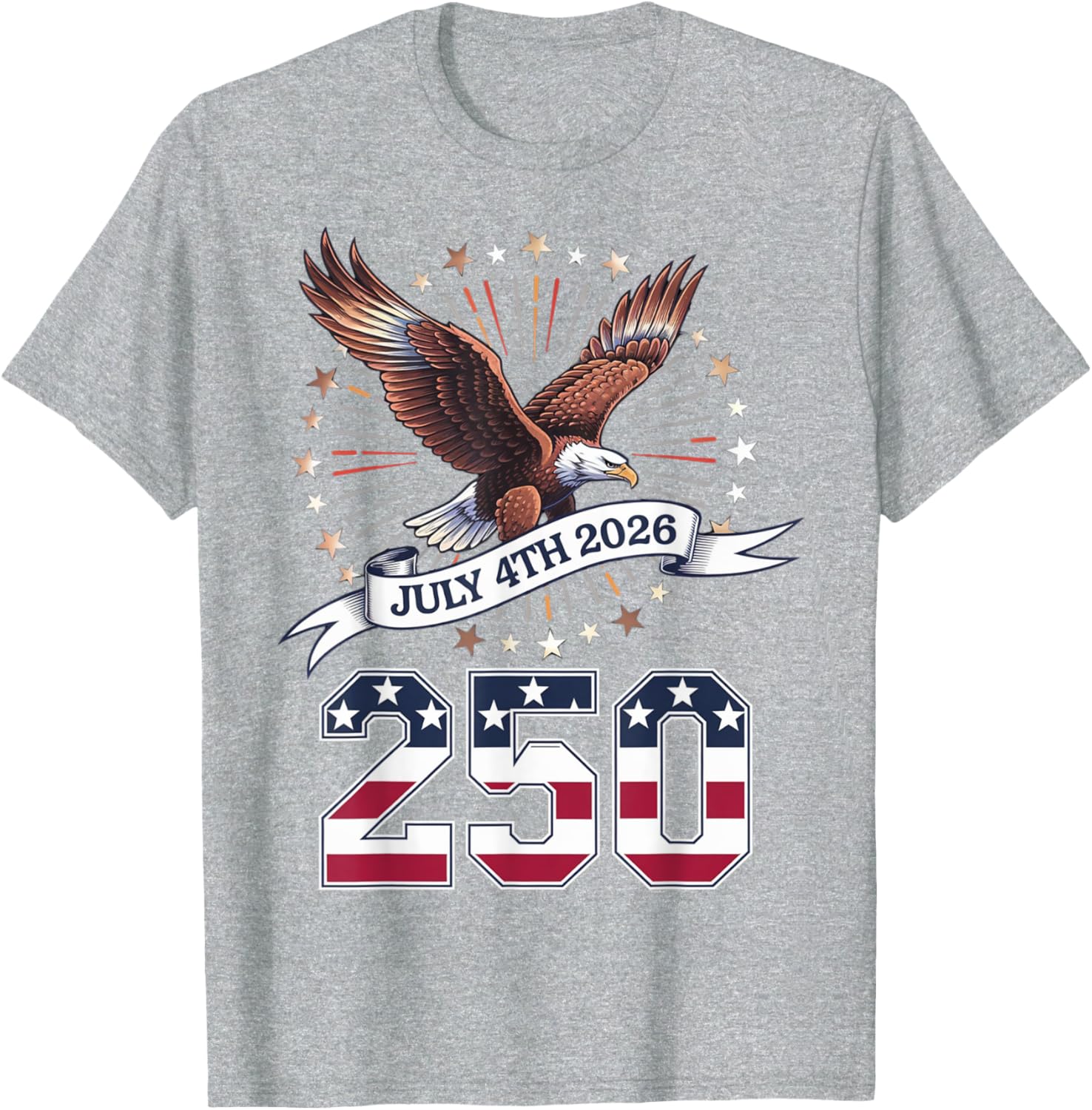 Celebrate 250 Years of Freedom with Our Patriotic July 4th T-Shirt - 5