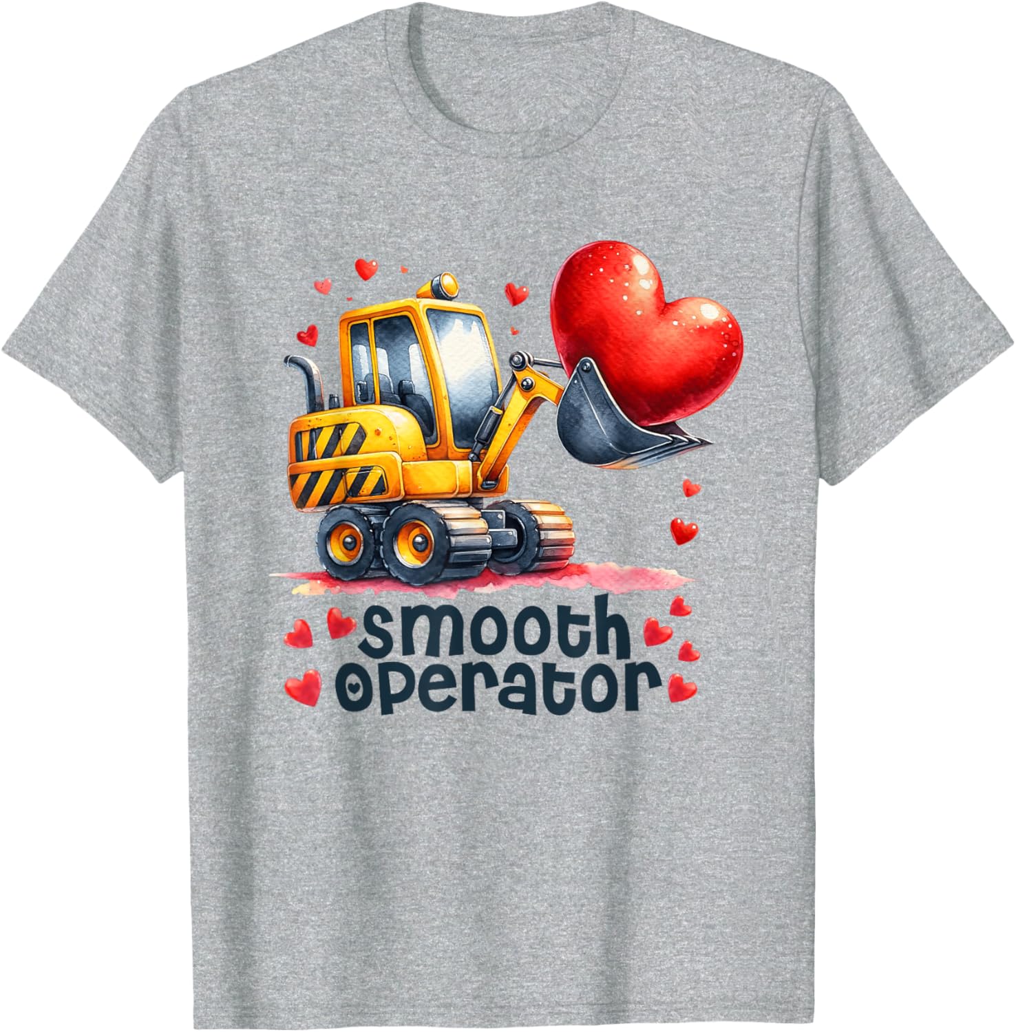 Smooth Operator Construction Valentine T-Shirt for Boys - Cute Gift Idea - 4