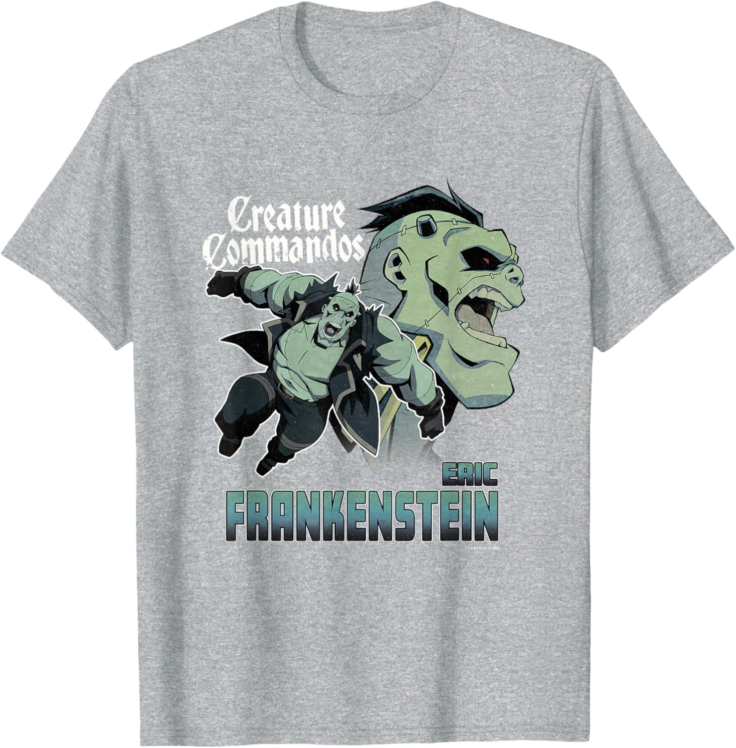 Creature Commandos Eric Frankenstein Showcase T-Shirt for Fans and Collectors - 3