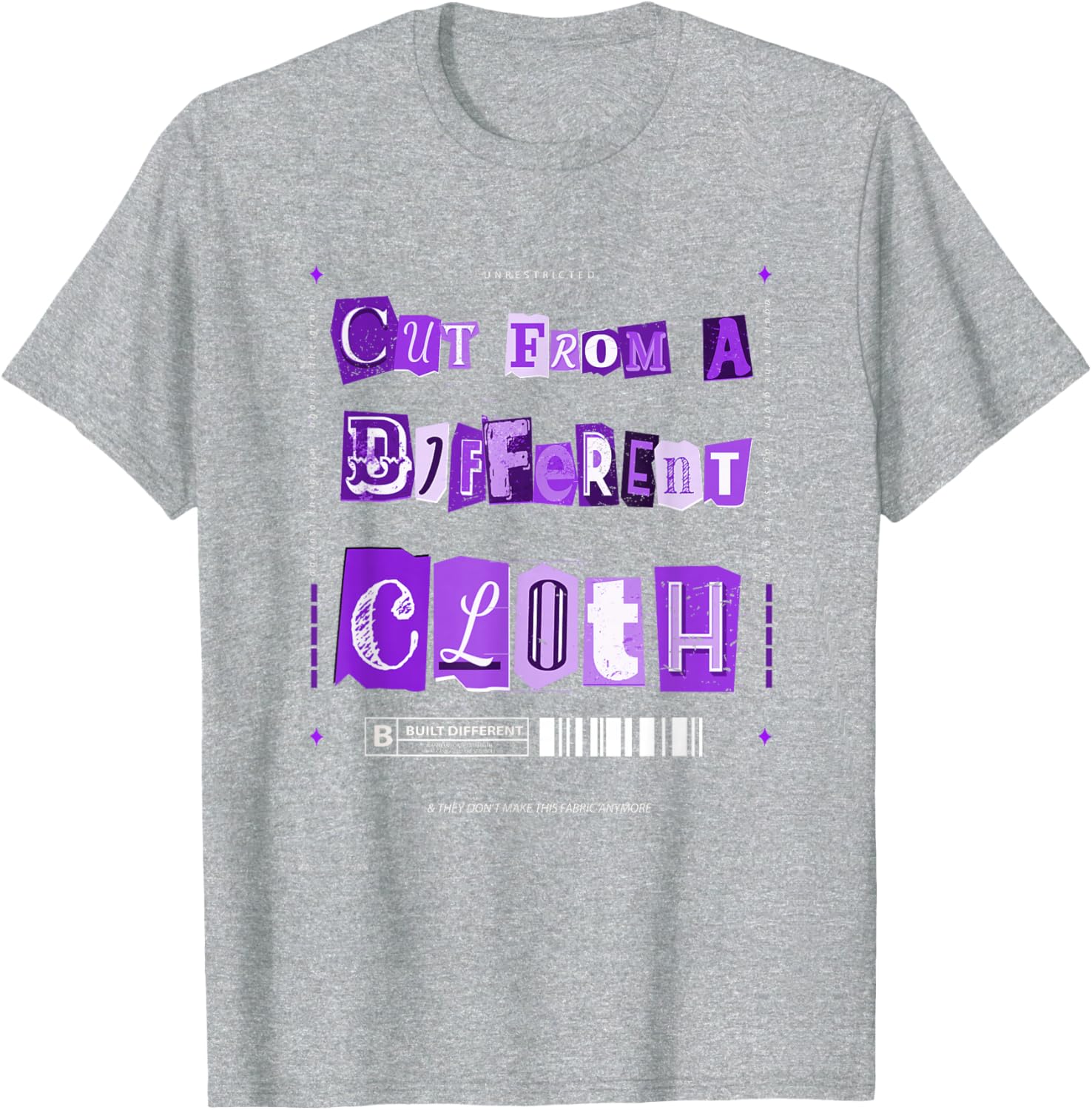 Vibrant Purple Graphic T-Shirt From A Different Cloth for Stylish Comfort - 13