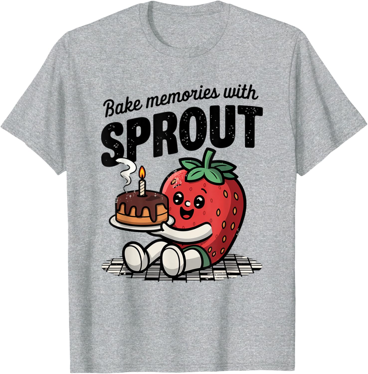 Bake Memories with Sprout Dandy's World Birthday T-Shirt for Kids - 12