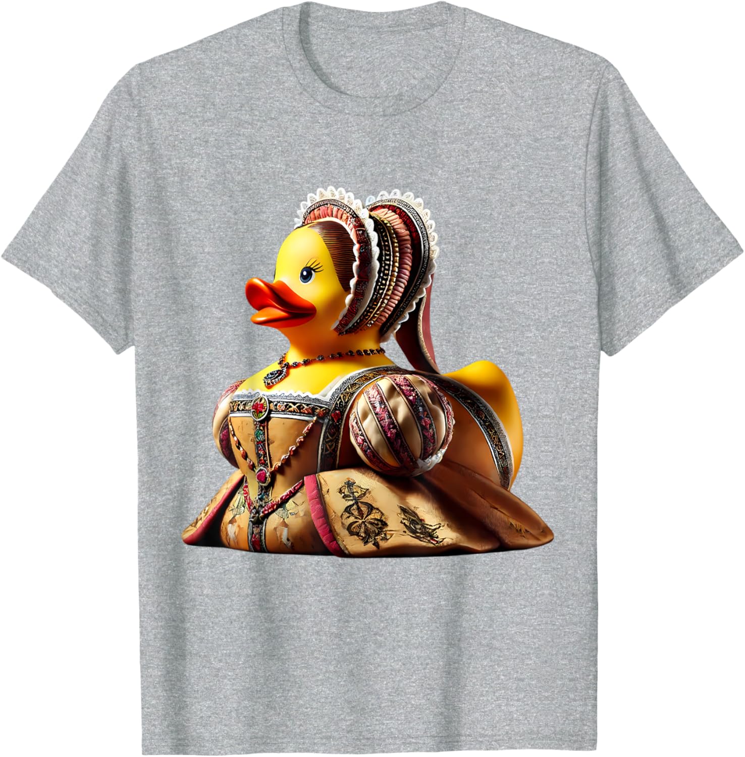 Rubber Duck Anne Boleyn T-Shirt Fun Historical Figure Apparel - 17