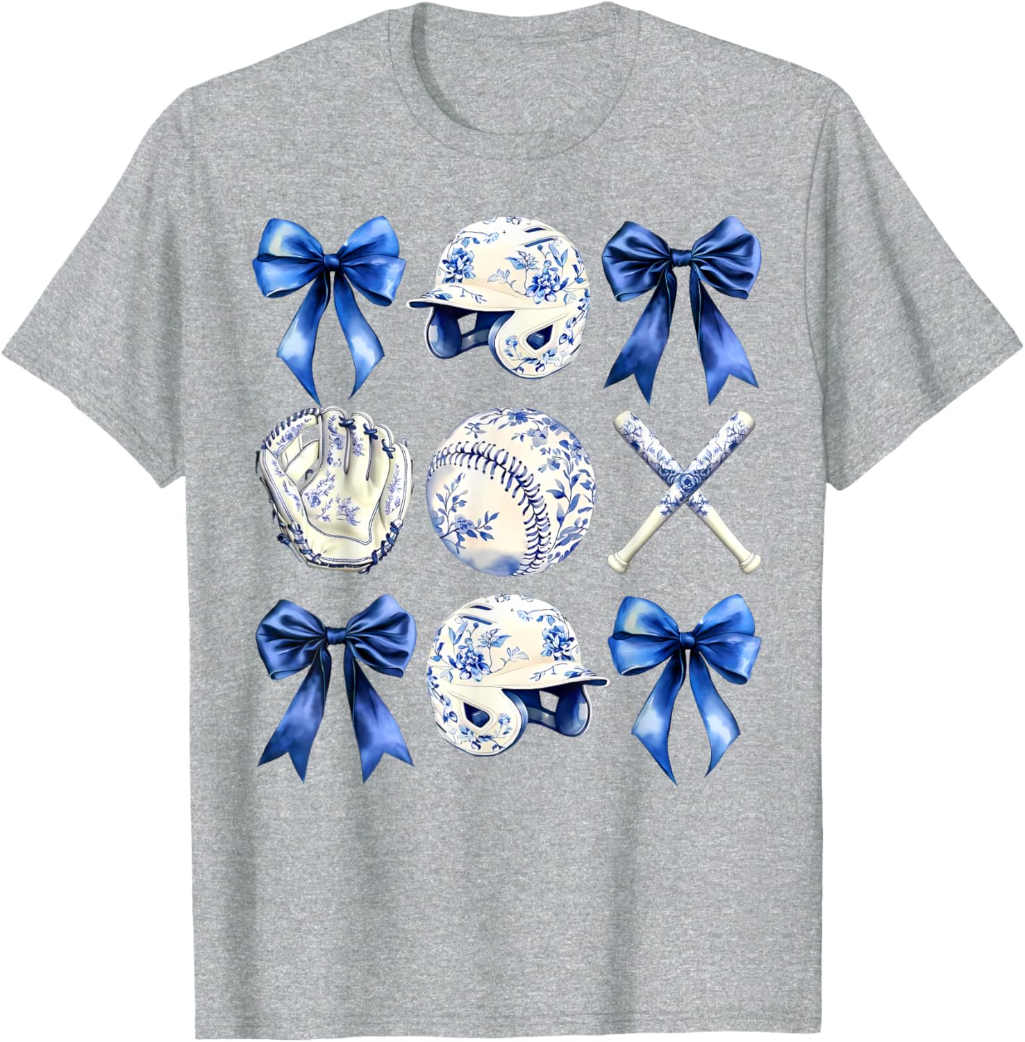 Charming Baseball Mama Bow T-Shirt Perfect for Mother's Day Gifts - 12