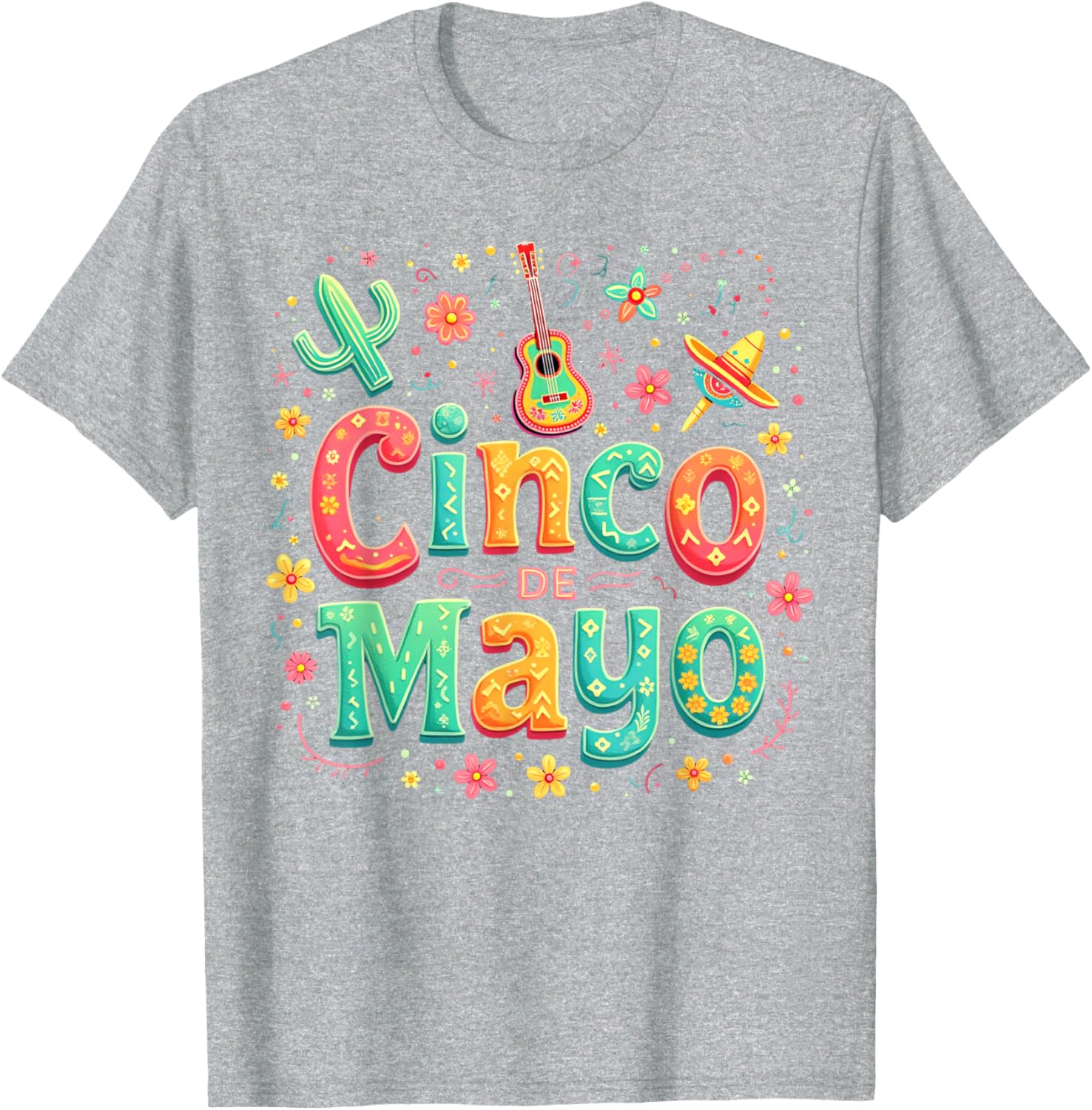 Cinco De Mayo Family Matching Let's Fiesta T-Shirt for Celebration Fun - 22