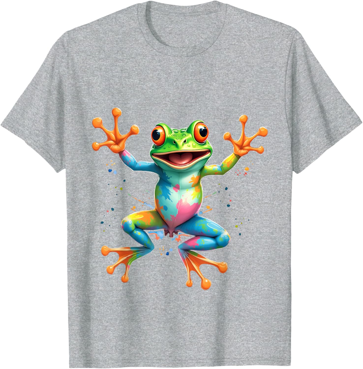 Cool Tie Dye Frog Peace Sign T-Shirt for Men, Women, and Kids - 13
