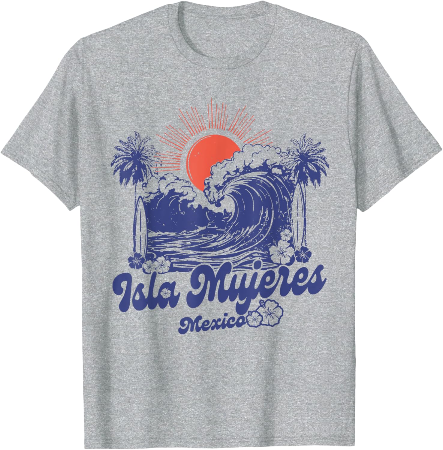 Isla Mujeres 2025 Vintage Surfing T-Shirt Retro 70s Style Apparel - 17