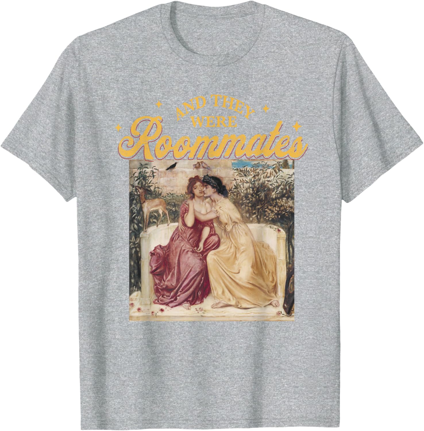 Vintage And They Were Roommates Lesbian Pride Month T-Shirt for All - 17