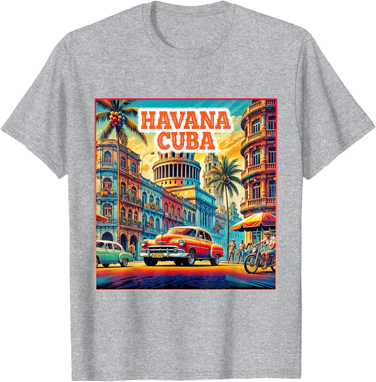 Vintage Havana Cuba Family Trip T-Shirt - Retro Tourist Tee for Fun Adventures - 28