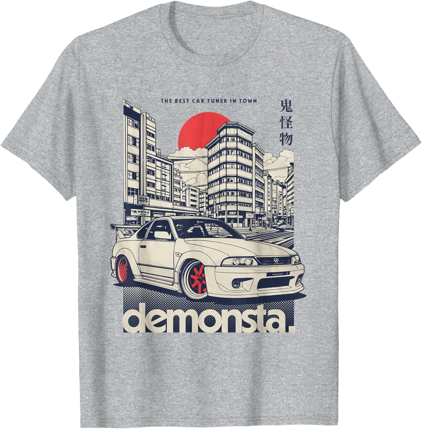 JDM Tokyo Japan Drift Race Car Tuning Retro Vintage T-Shirt for Gearheads - 7