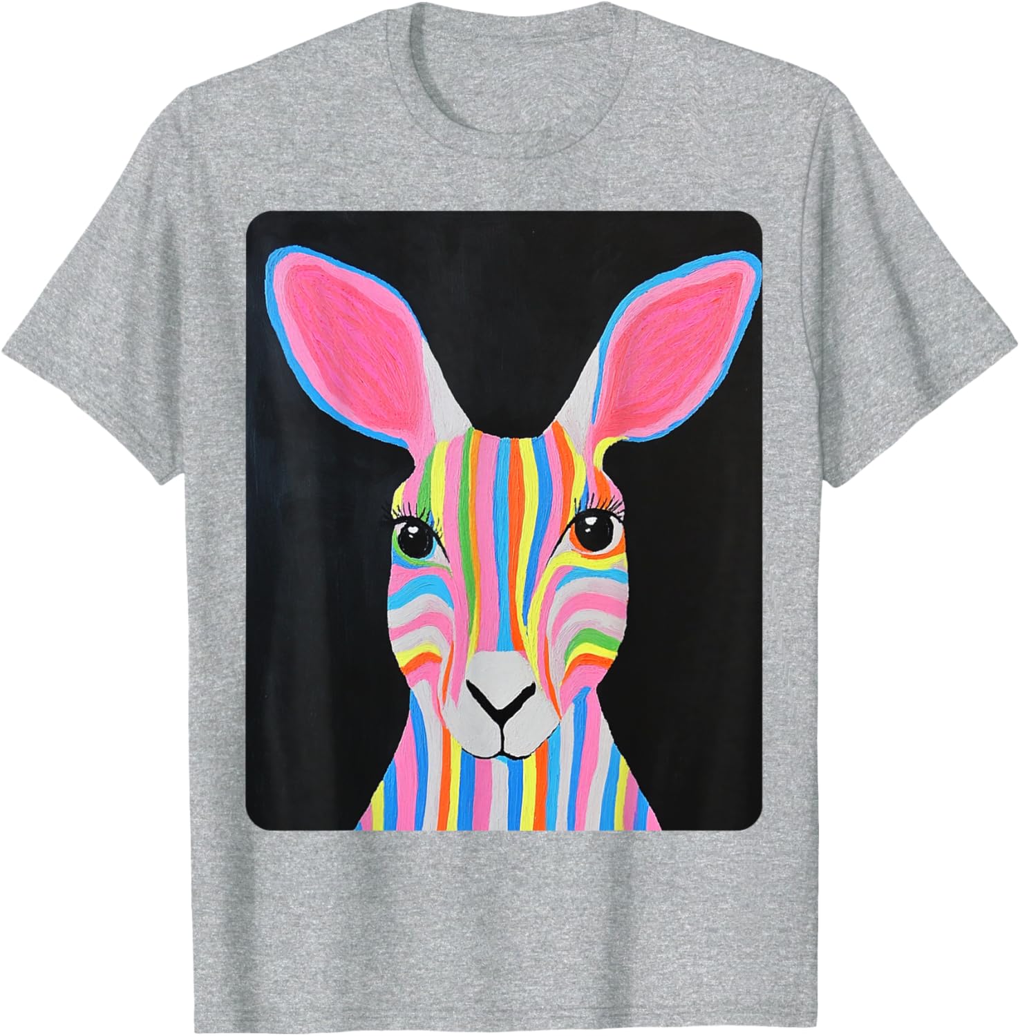 Vibrant Kangaroo Graphic T-Shirt for Style Lovers and Animal Fans - 13